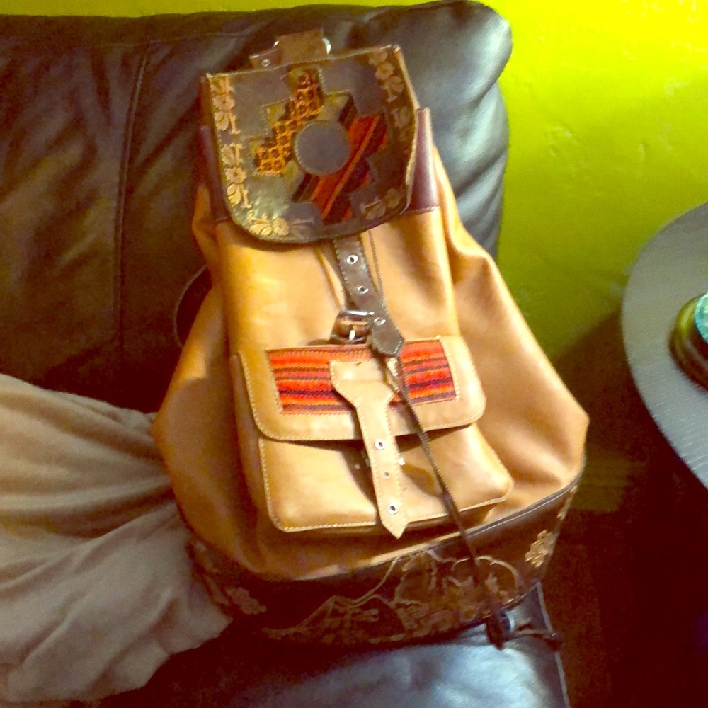 Handmade backpack from Peru